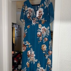 Baltic born Sarah smocked midi dress